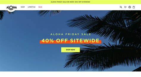 aloha collections website.